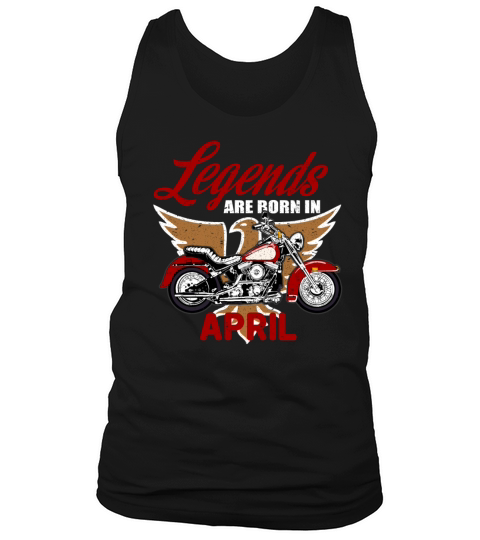 LEGENDS ARE BORN IN APRIL Men's Tank Top