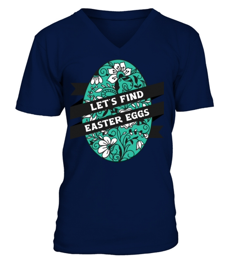 easter eggs V-Neck T-shirt