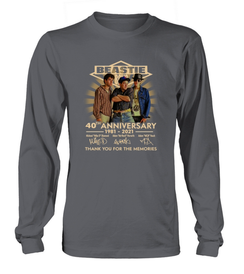 Beastie boys 40th anniversary 1981 2021 Long sleeved Unisex