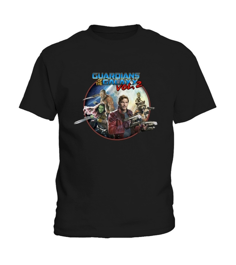 Guardians of Galaxy 2 Team Round Kids T-Shirt