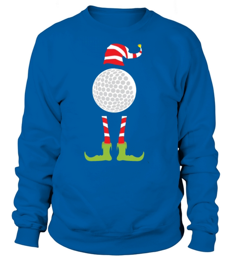 FUNNY GOLF ELF CHRISTMAS GIFT LOVERS Women's Sweatshirt