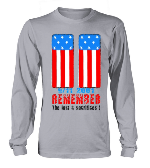 Remember the lost n sacrifices 9-11 2001 Women's Long Sleeve