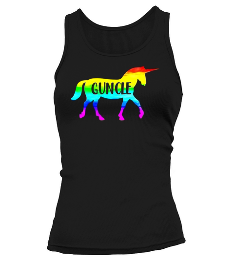 LGBT Proud Guncle Unicorn Shirth Tank top Woman