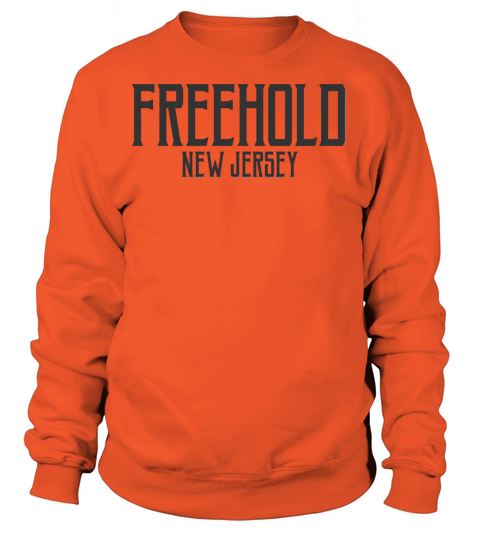 Freehold New Jersey Nj Vintage Text Black With Bla Women's Sweatshirt