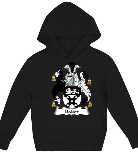 Baker Family Crest / Coat of Arms British Family Crests Kids Hoodie