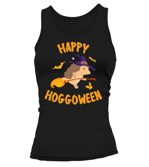 Happy hoggoween funny hedgehog halloween costume Women's Tank Top