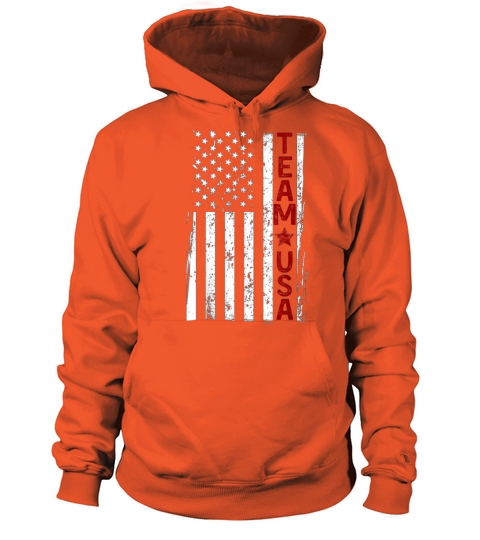 USA Flag Olympic Games 2021 Vintage Team USA Women's Hoodie