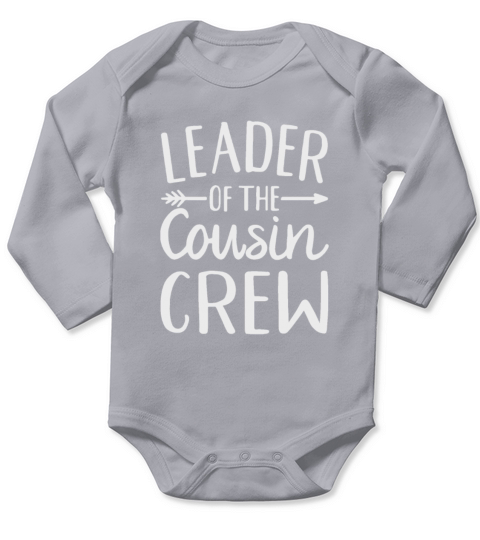 Leader of the cousin crew Long Sleeve Baby One-Piece