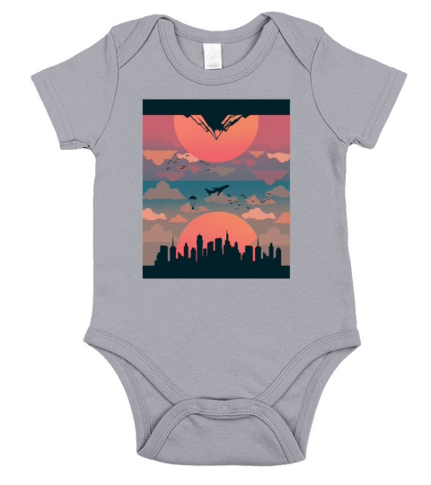 Upside Down - Wild Vacation - Gone Voyage Original Short Sleeve Baby One-Piece