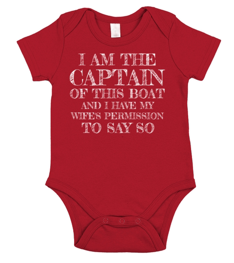 Funny boat gift Short Sleeve Baby One-Piece