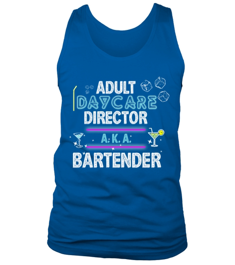 Barkeeper Adult Bartender Bar Gift Men's Tank Top
