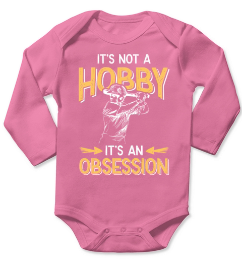 hobby baseball Long Sleeve Baby One-Piece