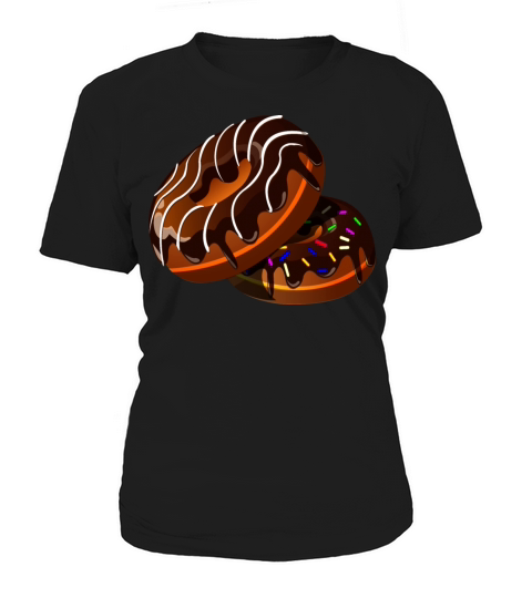 Donut sweet food candy vector illustration drawing Women's T-Shirt