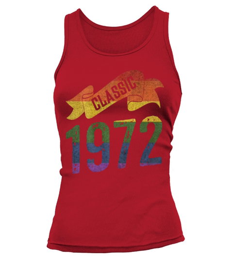 Classic 1972 Rainbow Colors Women's Tank Top