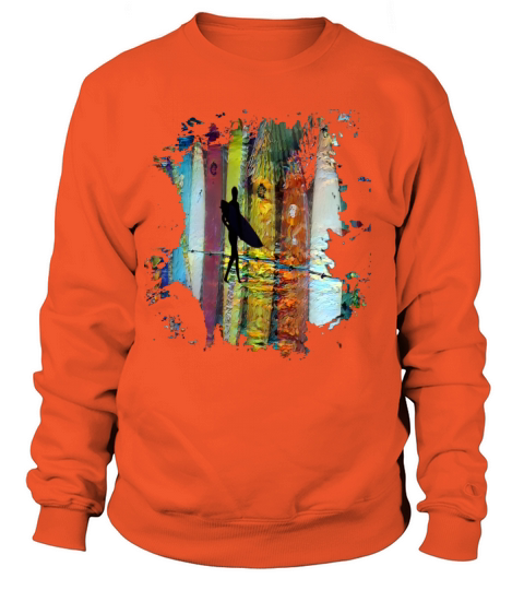 van with surfboard Women's Sweatshirt