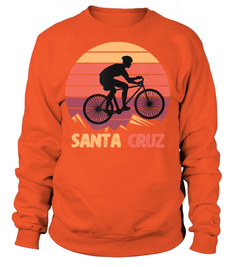 Bike Retro Vintage Santa Cruz Summer Bicycle Women's Sweatshirt