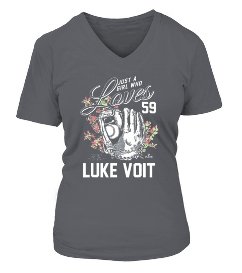 Just A Girl Who Loves Luke Voit 59 V-neck T-Shirt Woman