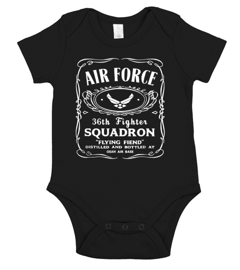 air force 36th Fighter Squadron Short Sleeve Baby One-Piece