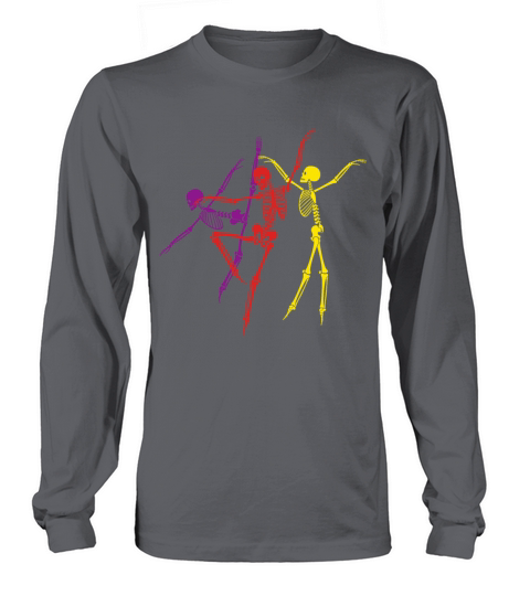 Dancing Skeletons Halloween Women's Long Sleeve