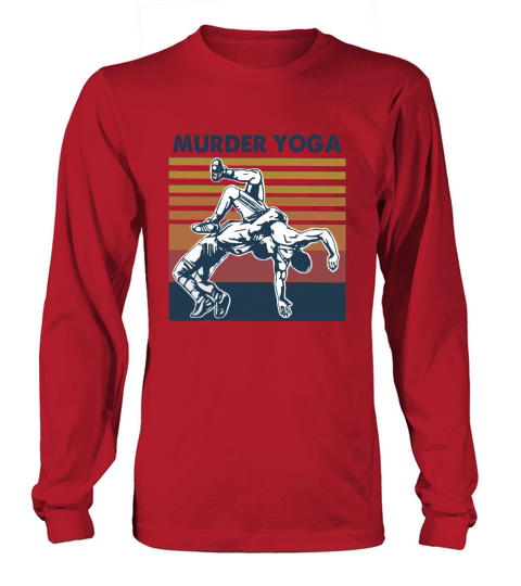 Murder yoga vintage retro taekwondo Long sleeved Unisex