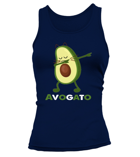 Funny Kitten Dabbing Avogato Cinco De Mayo Cat Lov Women's Tank Top