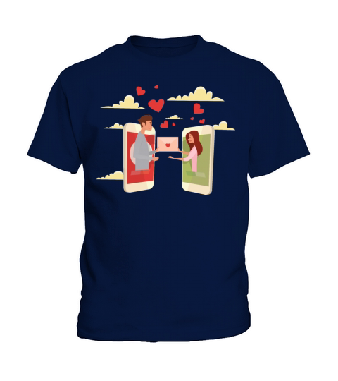 Valentines Day Couple Kids T-Shirt