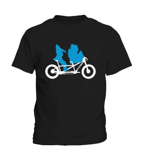Michigan Tandem  Fat Bike Kids T-Shirt