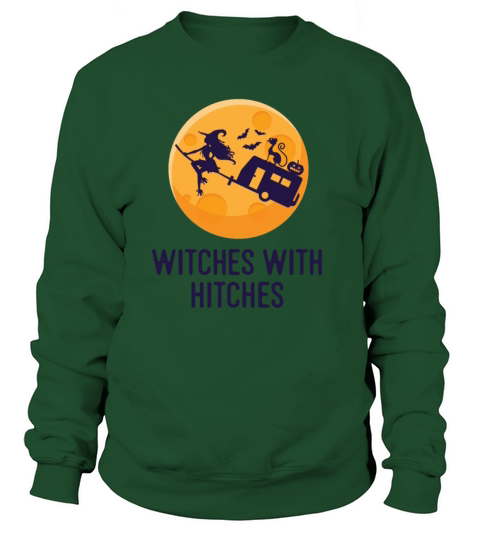 Witches With Hitches Halloween Women's Sweatshirt