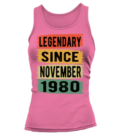 Birthday Gift November 1980 Women's Tank Top