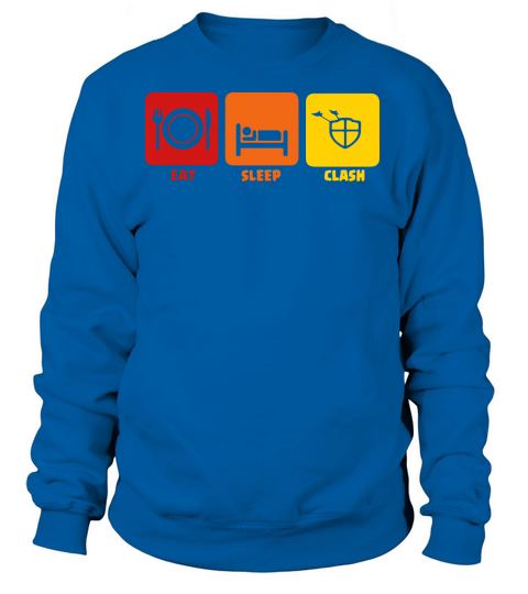 Eat Sleep Clash humor funny dirty adult dirty Women's Sweatshirt