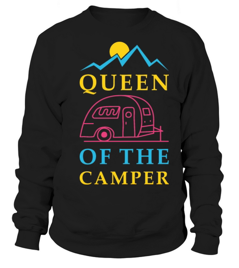 Queen of the RV - Camping Camper Vacation Gift Women's Sweatshirt