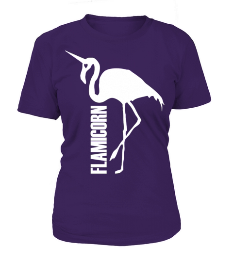 flamingo unicorn hybrid creature hybrids white T-Shirt Woman