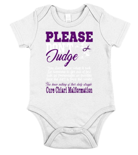 Please1  Chiari Malformation Short Sleeve Baby One-Piece