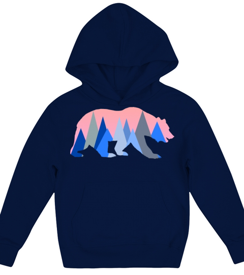 mountain bear Kids Hoodie