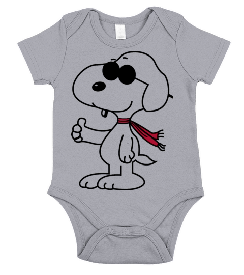 snoopy Short Sleeve Baby One-Piece
