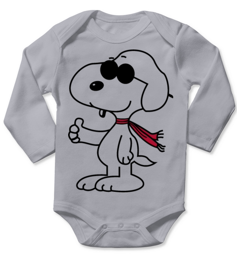 snoopy Long Sleeve Baby One-Piece