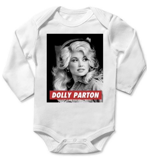 Dolly Parton Long Sleeve Baby One-Piece