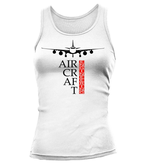 aircraft engineering aeronautical airplane engine Tank top Woman