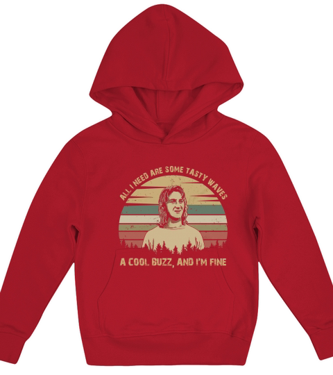 I Need are Some Tasty Waves Vintage Kids Hoodie