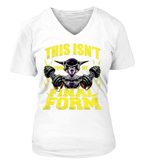 this isnt even my final form 1st ssj saiyan gym workout warrior V-neck T-Shirt Woman