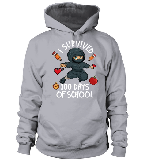 100 Days Of School Ninja Women's Hoodie