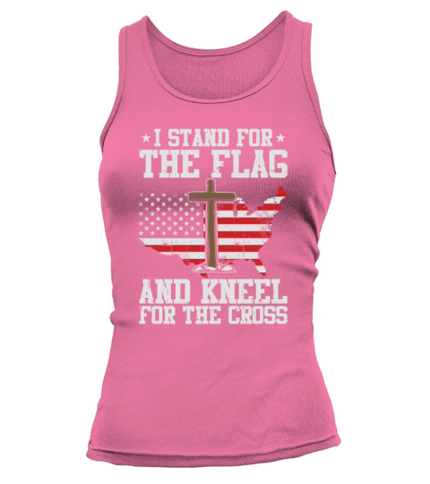 I Stand For The Flag And Kneel For The Cross Women's Tank Top