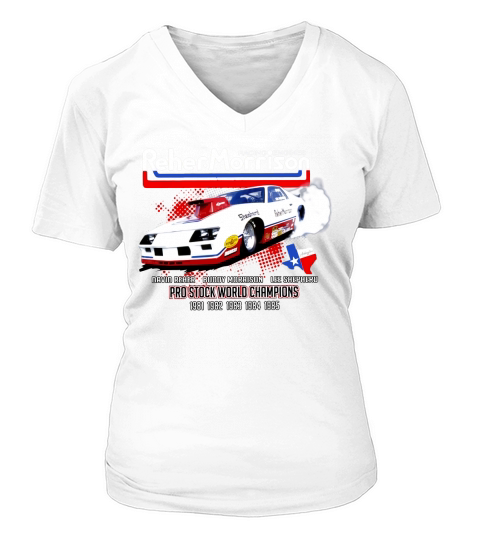 Racing engines Reher Morrison Devid Reher Buddy Morrison V-neck T-Shirt Woman