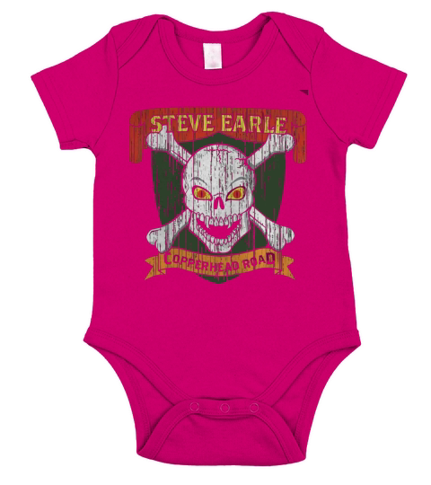 Steve Earle Tshirt Short Sleeve Baby One-Piece