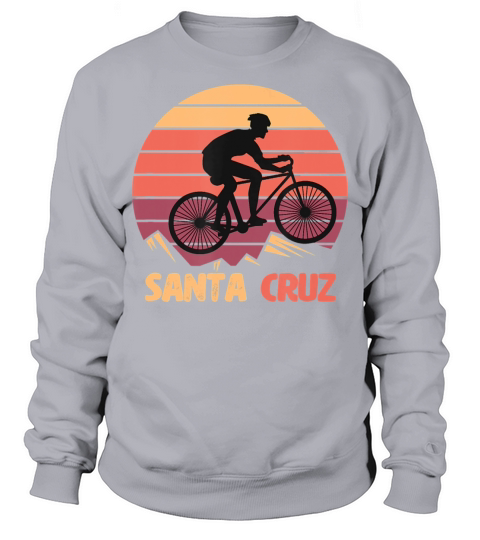 Bike Retro Vintage Santa Cruz Summer Bicycle Men's Sweatshirt