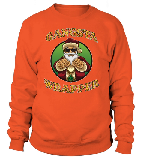 Merry Christmas Gangsta Wrapper - Dangerous Santa Claus Women's Sweatshirt