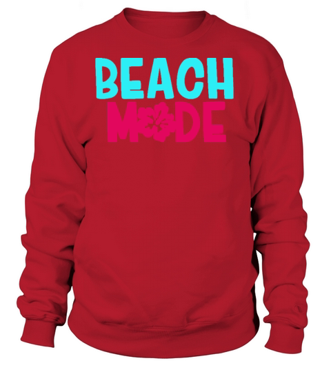 Beach Mode Hibiscus Tropical Luau Women's Sweatshirt
