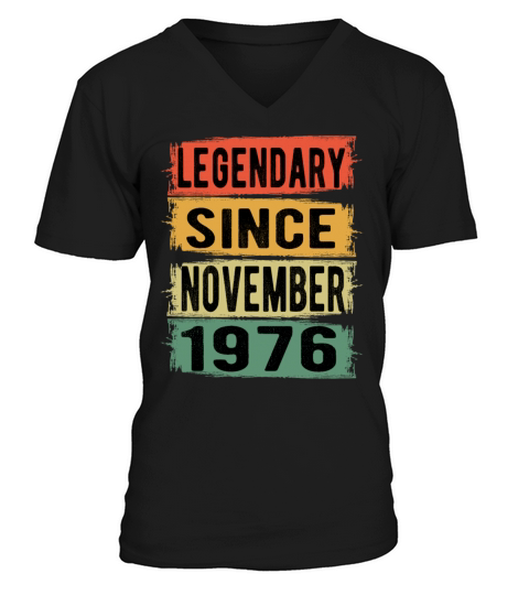 Birthday Gift November 1976 Men's V-Neck T-shirt