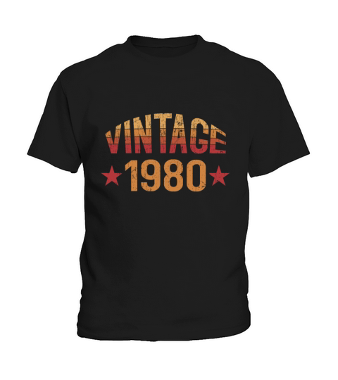 Vintage 1980 Kids T-Shirt