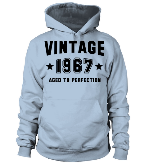 VINTAGE 1967 - Aged To Perfection - Birthday Women's Hoodie